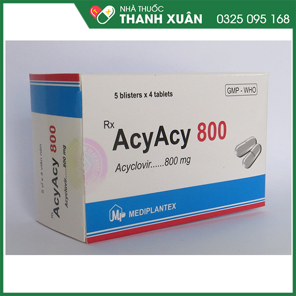 Thuốc Acyacy 800 trị ký sinh trùng, kháng nấm, kháng virus